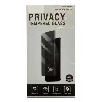 LCD aizsargstikls Full Privacy Apple iPhone 15 melns