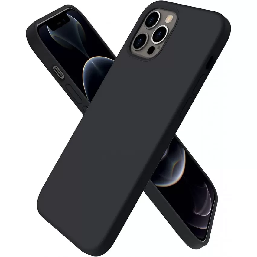 Maciņš Liquid Silicone 1.5mm Xiaomi Redmi 12/Redmi Note 12R/Poco M6 Pro 5G melns