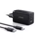 Laadija Joyroom JR-TCG01 65W GaN 2xUSB-C/USB-A + USB-C to USB-C cable 1.2m must