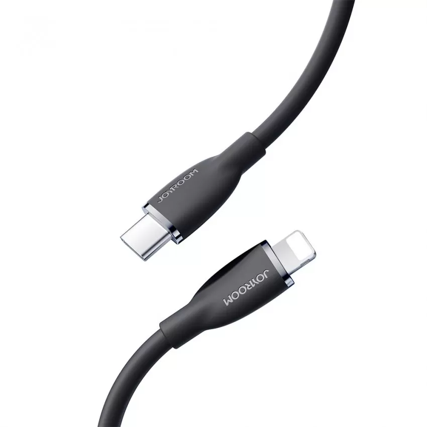 USB kabelis Joyroom SA29-CL3 USB-C to Lightning 30W 1.2m melns
