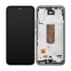 Displejs Samsung A546 A54 5G ar skārienjūtīgo paneli ar rami oriģināls Awesome Graphite (service pack)
