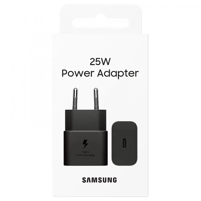 Lādētājs Samsung EP-T2510NBEGEU 25W melns