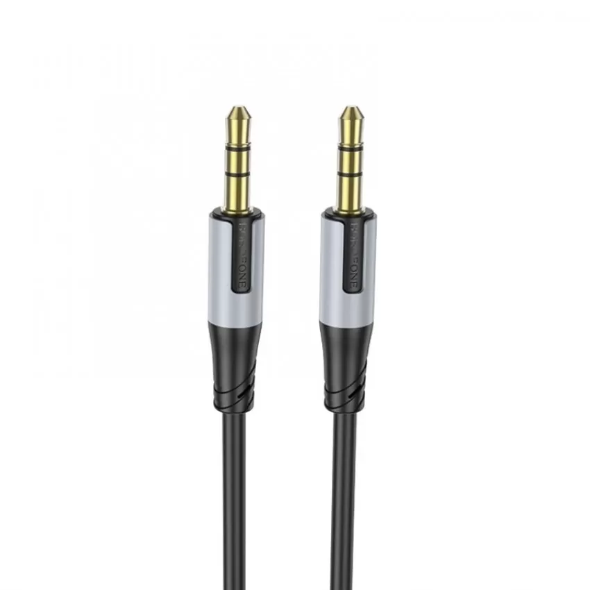 Audio kabelis Borofone BL19 3.5mm to 3.5mm melns