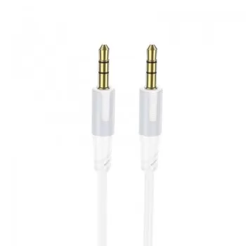 Audio kabelis Borofone BL19 3.5mm to 3.5mm balts
