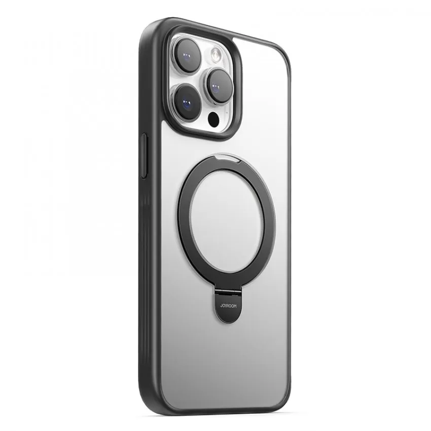 Maciņš Joyroom JR-BP004 Magnetic Protective Phone Case With Holder Apple iPhone 15 melns