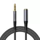 Audio kabelis Joyroom SY-A09 3,5mm (M) to 3,5mm (F) 1.2m melns