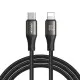 USB kabelis Joyroom SA25-CL3 USB-C to Lightning 30W 2.0m melns