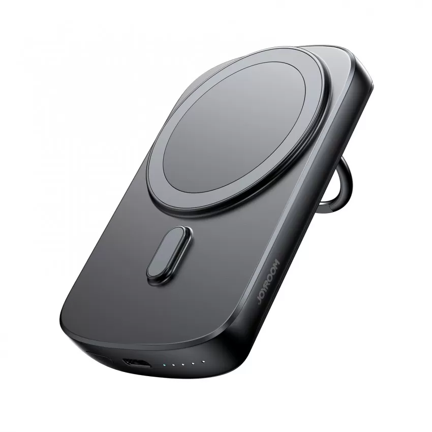 Arejais-akumulators Power Bank Joyroom JR-W030 20W Magnetic Wireless 6000mAh melns