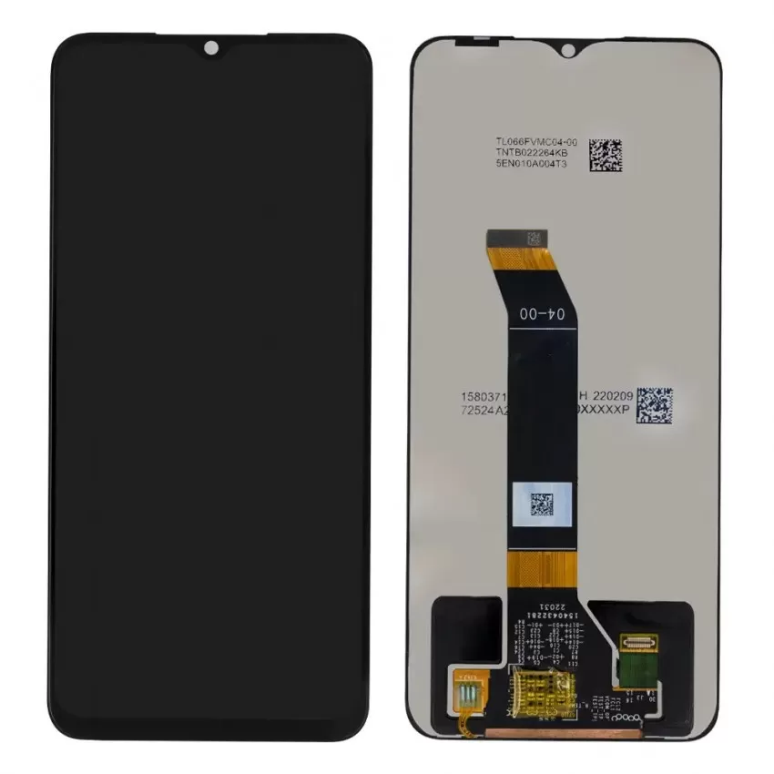 Displejs Xiaomi Poco M4 5G/Poco M5 4G/Redmi 10 5G/Redmi Note 11E 5G ar skārienjūtīgo paneli melns HQ
