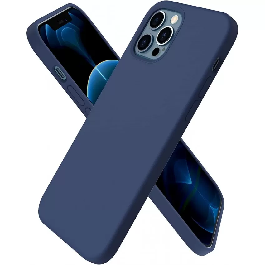 Telefoniümbris Liquid Silicone 1.5mm Xiaomi Redmi Note 13 5G/Redmi Note 14S tumesinine