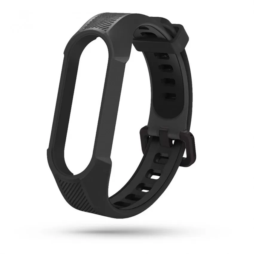 Aproce Tech-Protect Armour Xiaomi Mi Band 5/6/6 NFC melna