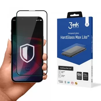 LCD aizsargstikls 3mk Hard Glass Max Lite Samsung A256 A25 5G melns