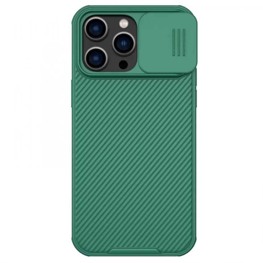 Maciņš Nillkin CamShield Pro Apple iPhone 15 Pro zaļš