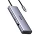 Adapter Ugreen CM498 USB-C to 2xUSB-A + USB-C + HDMI + SD/TF + PD hall