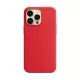 Telefoniümbris Mag Silicone Case Apple iPhone 15 Pro Max punane
