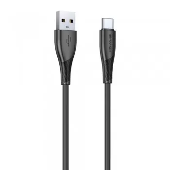 USB kabelis Awei CL-182T USB to USB-C 1.0m melns