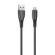 USB kabelis Awei CL-182M USB to MicroUSB 1.0m melns