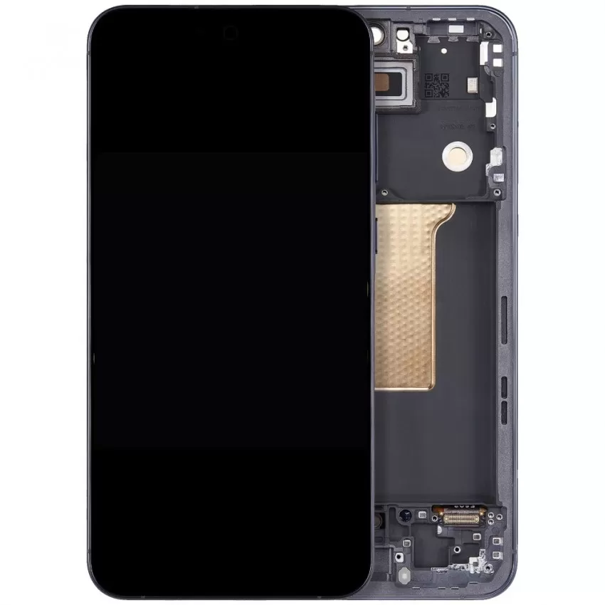 Displejs Samsung A556 A55 5G ar skārienjūtīgo paneli melns ORG