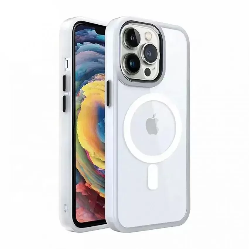 Maciņš Premium Mag Cover Apple iPhone 15 balts