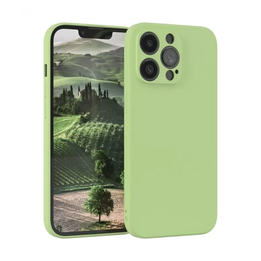 Maciņš Liquid Silicone 1.5mm Xiaomi Redmi Note 14 Pro Plus 5G piparmētru krāsa