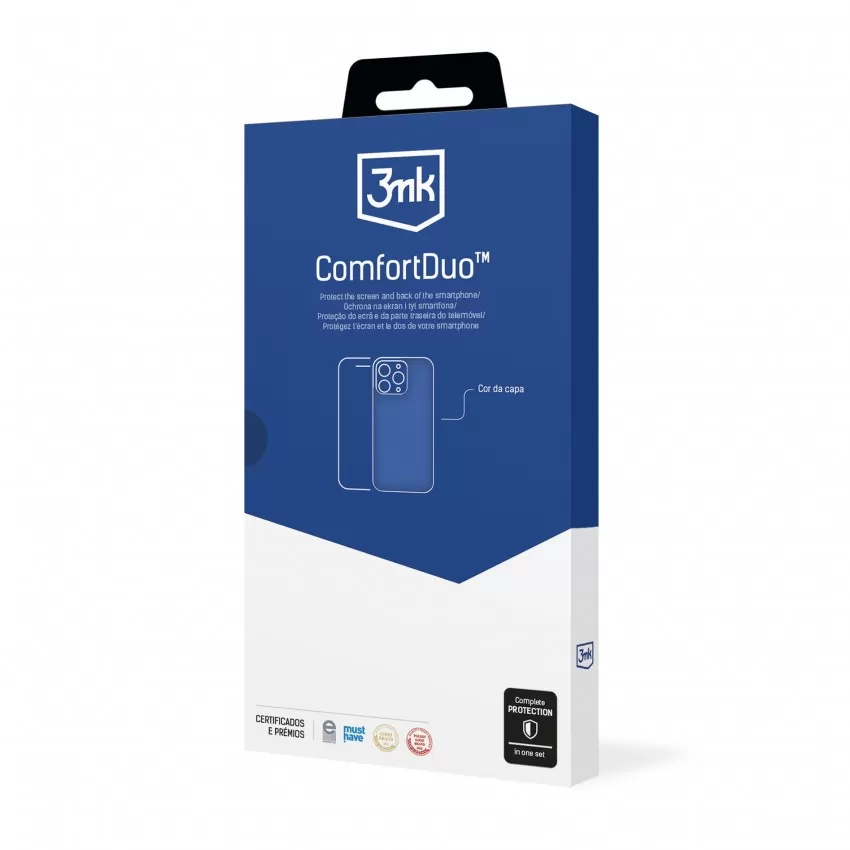 Korpusa un aizsargstikla komplekts 3mk ComfortDuo Clear Apple iPhone 15 Pro
