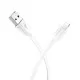 USB kabelis Borofone BX19 USB-A to Lightning 1.0m balts