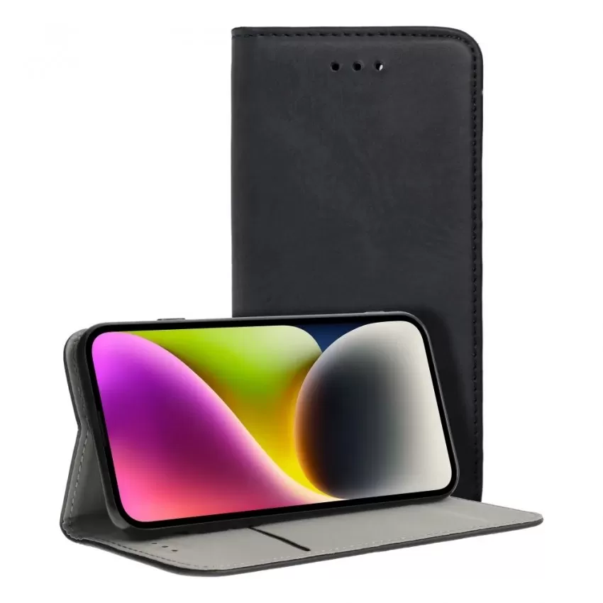 Maciņš Smart Magnetic Xiaomi Redmi 14C/Redmi A4/Poco C75 melns