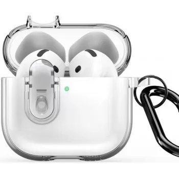 Maciņš Dux Ducis PECL Apple AirPods 4 caurspīdīgs