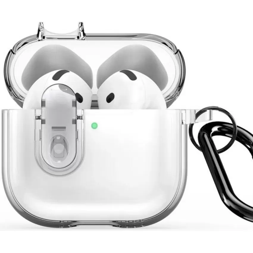 Maciņš Dux Ducis PECL Apple AirPods 4 caurspīdīgs