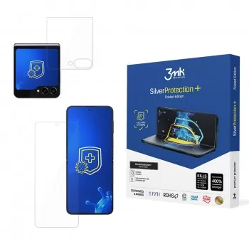 LCD aizsargplēve 3mk Silver Protection+ Folded Edition Samsung F741 Z Flip6
