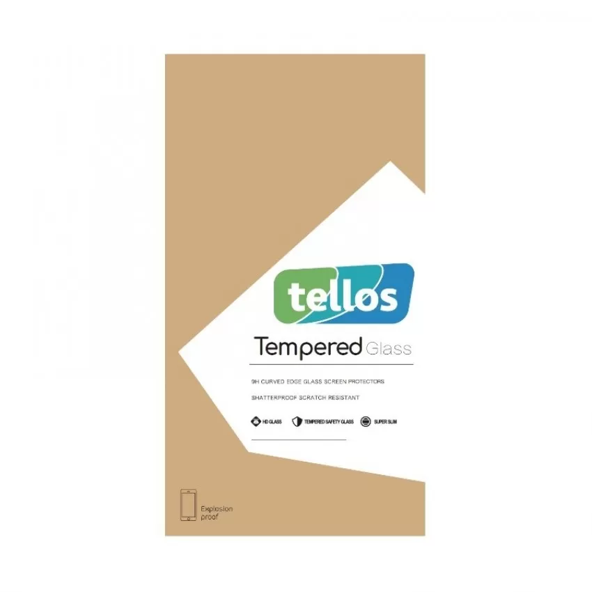 LCD kaitsev karastatud klaas 2.5D Tellos Samsung A266 A26 5G must