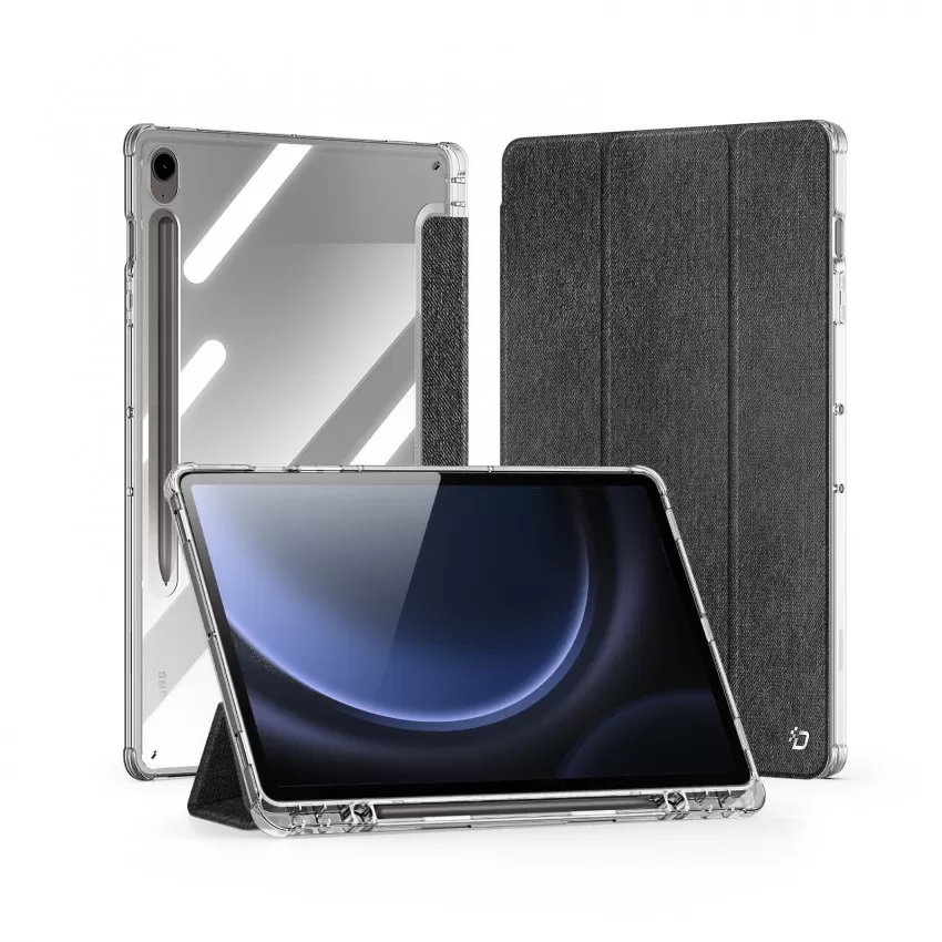 Maciņš Dux Ducis Unid Samsung X710/X716 Tab S9/X510/X516 Tab S9 FE melns