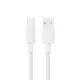 USB kabelis Acefast C18-04 USB-A to USB-C 1.2m balts