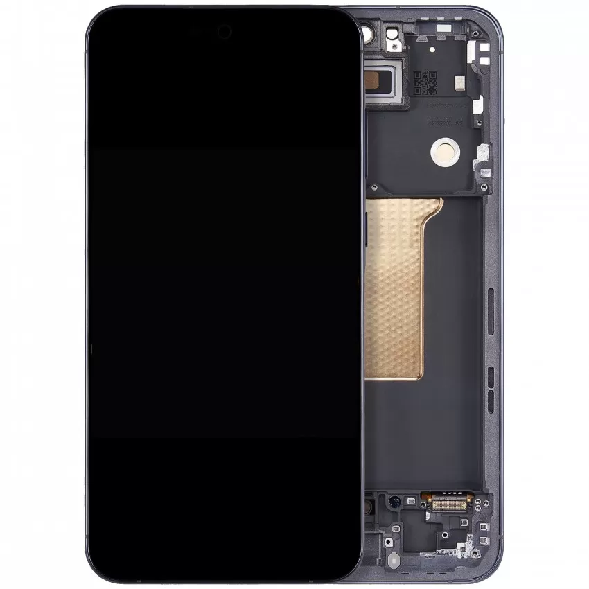 LCD ekraan Samsung A556 A55 5G puuteekraani ja raamiga Awesome Navy OLED (real size)