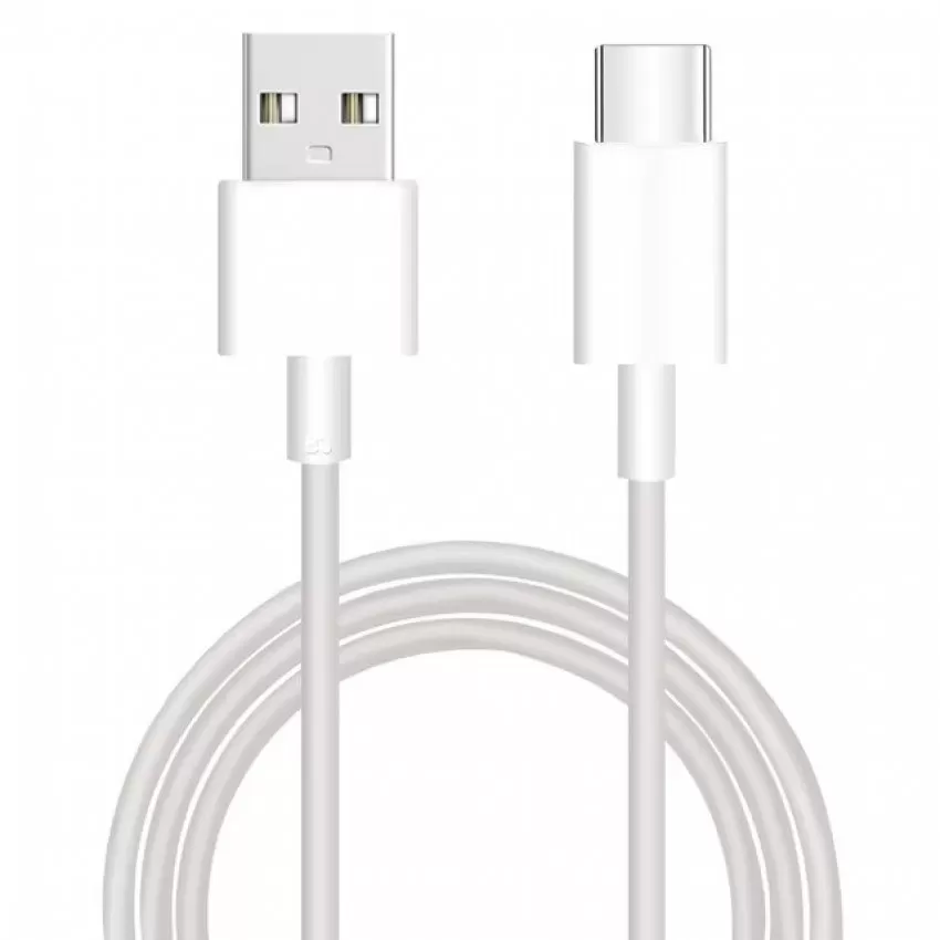 USB kabelis Xiaomi USB-A to USB-C 3A 1.0m balts