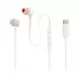 Vadu austiņas JBL Tune 310C USB-C balts