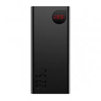 Arejais-akumulators Power Bank Baseus Adaman 22.5W 20000mAh melna PPAD070101