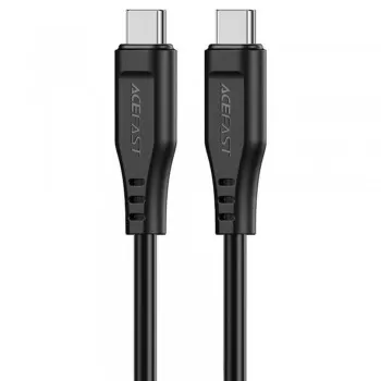 USB kabelis Acefast C3-03 60W USB-C to USB-C 1.2m melns